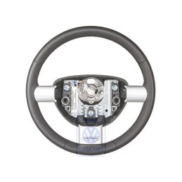 VW Original Lenkrad Leder Satinschwarz - 1C0419091DNOBC