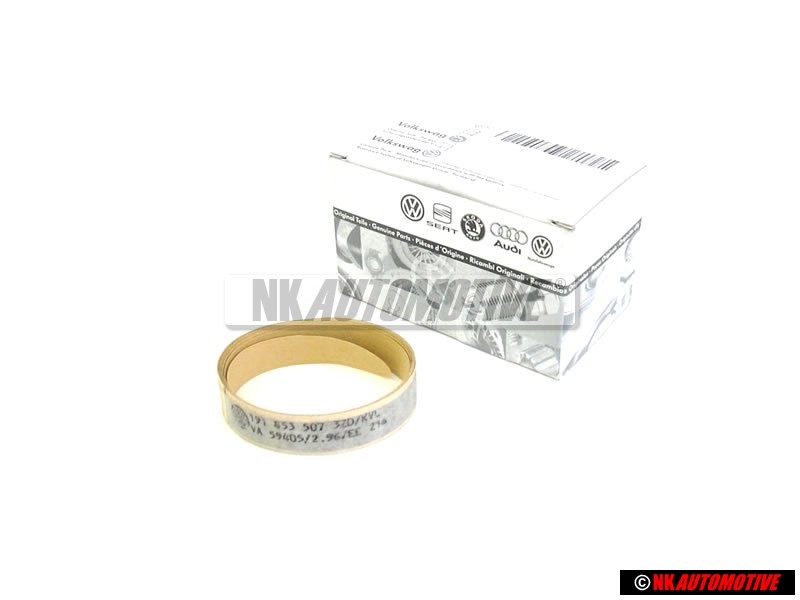 VW Original Zierstreifen Für Kotflügel Dunkelgrau-Metallic - 191853507 3ZD