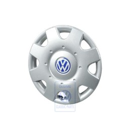 VW Original Radzierkappe Brillantsilber/Blau/Weiss - 1C0601147D HRN