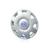 VW Original Radzierkappe Brillantsilber/Blau/Weiss - 1C0601147D HRN