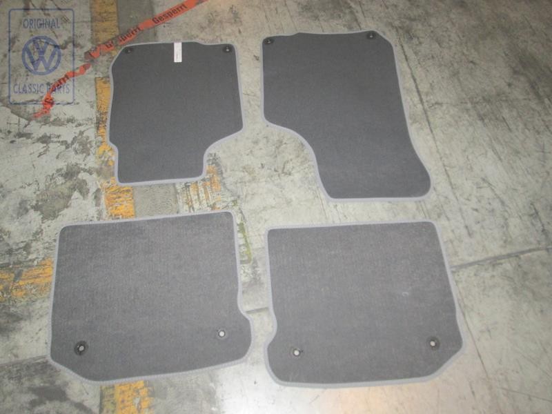 VW Original 1 Satz Fussmatten Flanellgrau - 1J2863011G HZG