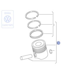 VW Original Kolben Vollständig - 027107065