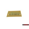 VW Original TSI Hinten Schriftzug Emblem Logo Chrom Rot - 3AA853675A GQF