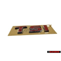 VW Original TSI Hinten Schriftzug Emblem Logo Rot - 3AA853675C GQF