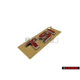 VW Original TSI Hinten Schriftzug Emblem Logo Rot - 3AA853675C GQF