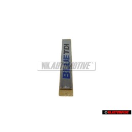 VW Original BLUE TDI Hinten Schriftzug Emblem Logo Chrom Blau - 3C0853675BQWWS