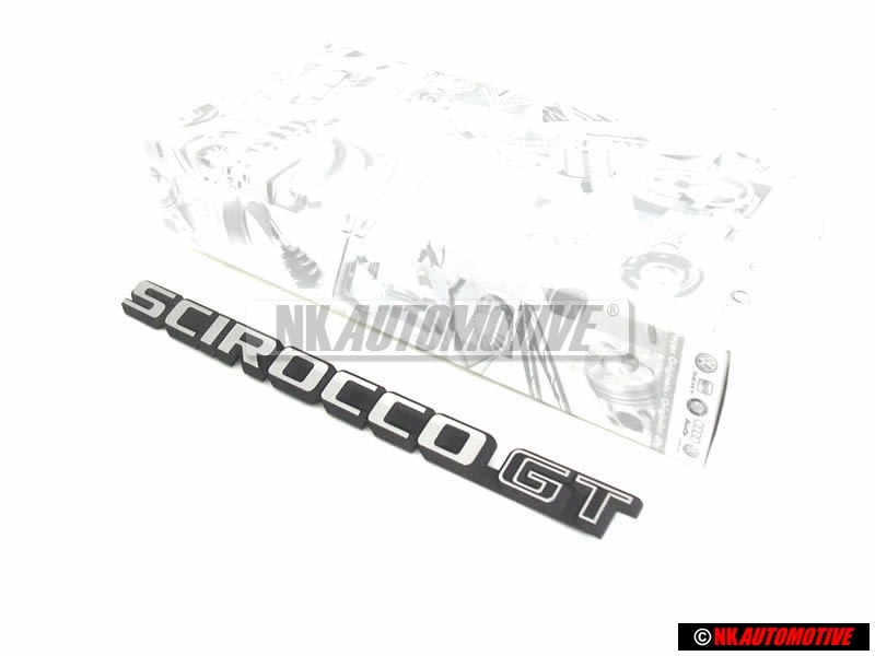 VW Original SCIROCCO GT Hinten Schriftzug Emblem Logo - 533853687B GX2