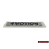 VW Original 4MOTION Hinten Schriftzug Emblem Logo Chrom - 5K0853675S FXC