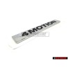 VW Original 4MOTION Hinten Schriftzug Emblem Logo Chrom - 5K0853675S FXC