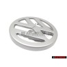VW Original Vorne Kühlergrill Emblem Logo Zeichen Silber - 600853601