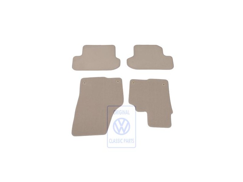 VW Original 1 Satz Fussmatten Nutria Beige - 5C2863011D ICK