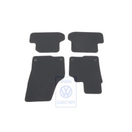 VW Original 1 Satz Fussmatten Titanschwarz/Orange - 5C2863011D KMX