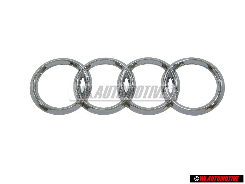 Audi Original Ringe Hinten Schriftzug Emblem Logo Zeichen Chrom - 4B9853742 2ZZ