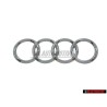 Audi Original Ringe Hinten Schriftzug Emblem Logo Zeichen Chrom - 4B9853742 2ZZ