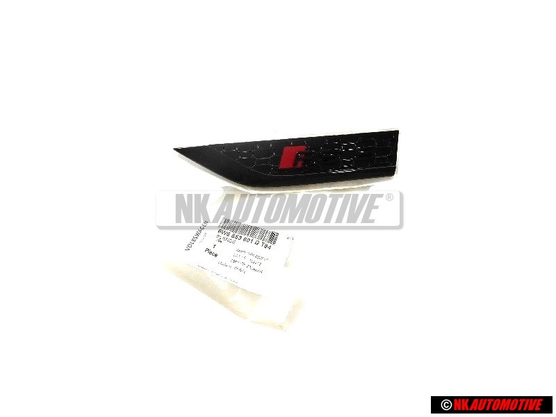 Audi Original RS5 Vorne Kotflügel Schriftzug Emblem Schwarz - 8W6853601D T94