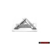 Audi Original A Hinten Schriftzug Emblem Logo Chrom - 4D0853741 2ZZ