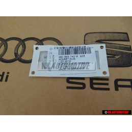 Audi Original 3.7 Hinten Schriftzug Emblem Logo Chrom - 4B0853743M 2ZZ