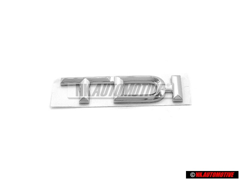 Audi Original TDI Hinten Schriftzug Emblem Logo Chrom - 8A0853737A 2ZZ