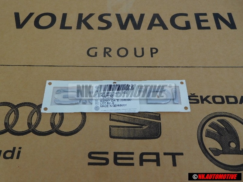 Audi Original 3.3 TDI Hinten Schriftzug Emblem Logo Chrom - 4D0853743S 2ZZ