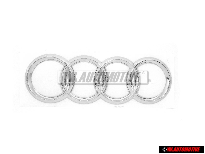 Audi Original Ringe Hinten Schriftzug Emblem Logo Zeichen Chrom - 4E0853742 2ZZ