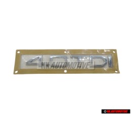 Audi Original 4.0 TDI Hinten Schriftzug Emblem Logo Chrom - 4E0853743F 2ZZ