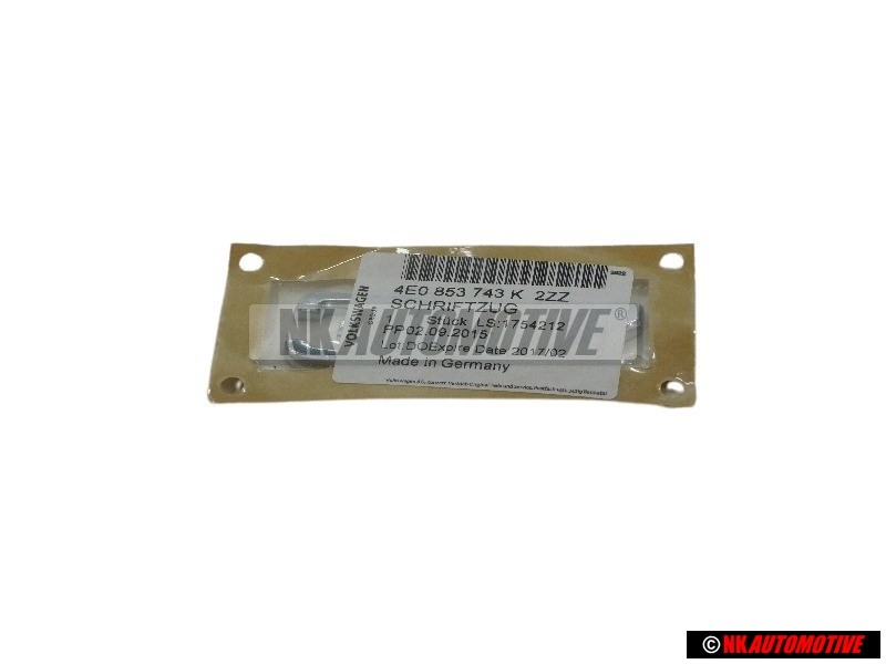 Audi Original 3.7 Hinten Schriftzug Emblem Logo Chrom - 4E0853743K 2ZZ