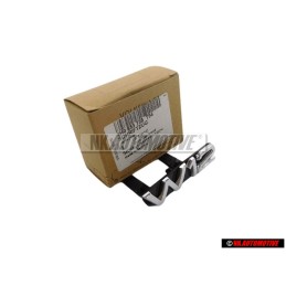 Audi Original W12 Vorne Kühlergrill Emblem Schriftzug Chrom - 4H0853738 T94