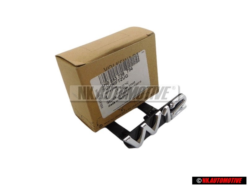Audi Original W12 Vorne Kühlergrill Emblem Schriftzug Chrom - 4H0853738 T94