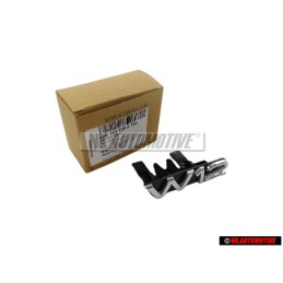 Audi Original W12 Vorne Kühlergrill Emblem Schriftzug Chrom - 4H0853738A T94