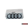 Audi Original Ringe Hinten Schriftzug Emblem Logo Schwarz - 4N0853742A T94