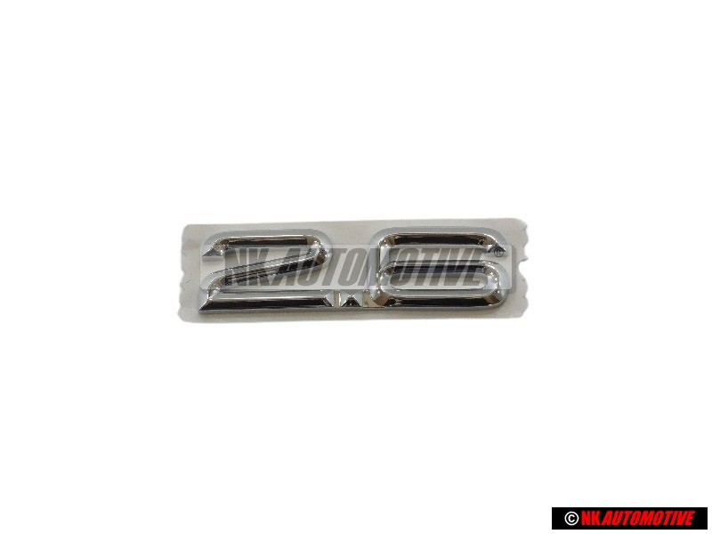 Audi Original 2.6 Hinten Schriftzug Emblem Logo Chrom - 4A5853743K 2ZZ