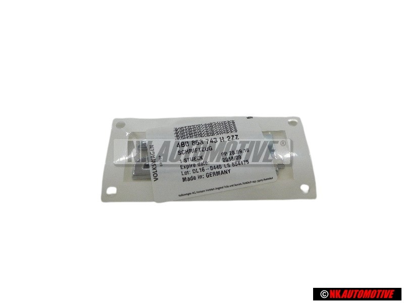 Audi Original 2.4 Hinten Schriftzug Emblem Logo Chrom - 4B0853743H 2ZZ
