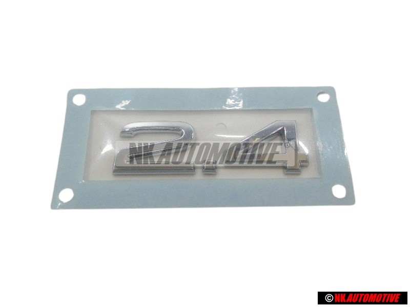 Audi Original 2.4 Hinten Schriftzug Emblem Logo Chrom - 8H0853743E 2ZZ