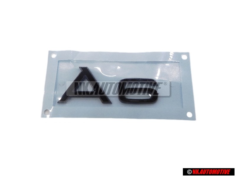 Audi Original A6 Hinten Schriftzug Emblem Logo Schwarz - 4F0853741B T94