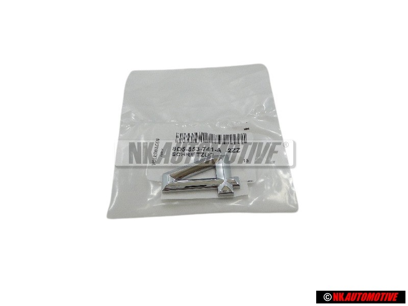 Audi Original Hinten Schriftzug Emblem Logo Chrom - 8D5853741A 2ZZ
