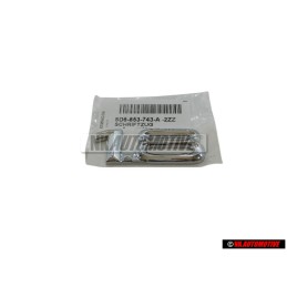 Audi Original 1.8 Hinten Schriftzug Emblem Logo Chrom - 8D5853743A 2ZZ