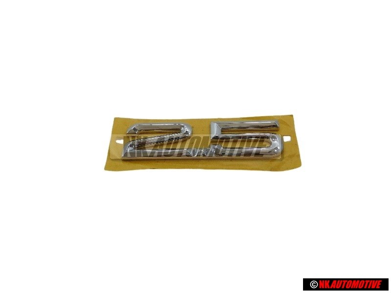 Audi Original 2.5 Hinten Schriftzug Emblem Logo Chrom - 8D5853743D 2ZZ