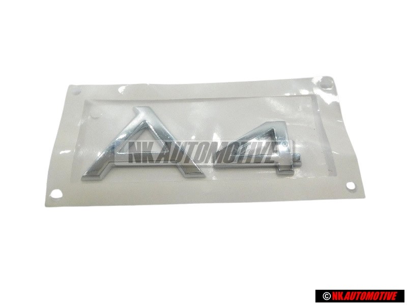 Audi Original A4 Hinten Schriftzug Emblem Logo Chrom - 8E0853741 2ZZ