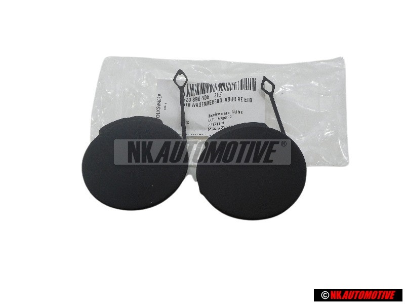Audi Original Abdeckkappe Schwarz - 8Z0898406 3FZ