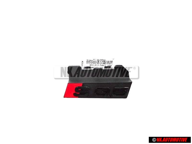 Audi Original SQ5 Vorne Kühlergrill Emblem Schriftzug Schwarz - 80A853736E T94
