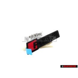 Audi Original RS3 Vorne Kühlergrill Emblem Schriftzug Schwarz - 8Y0853736A T94