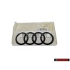 Audi Original Ringe Hinten Schriftzug Emblem Logo Schwarz - 8Y5853742A T94