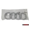 Audi Original Ringe Vorne Kühlergrill Emblem Logo Zeichen Chrom - 4L0853601 2ZZ