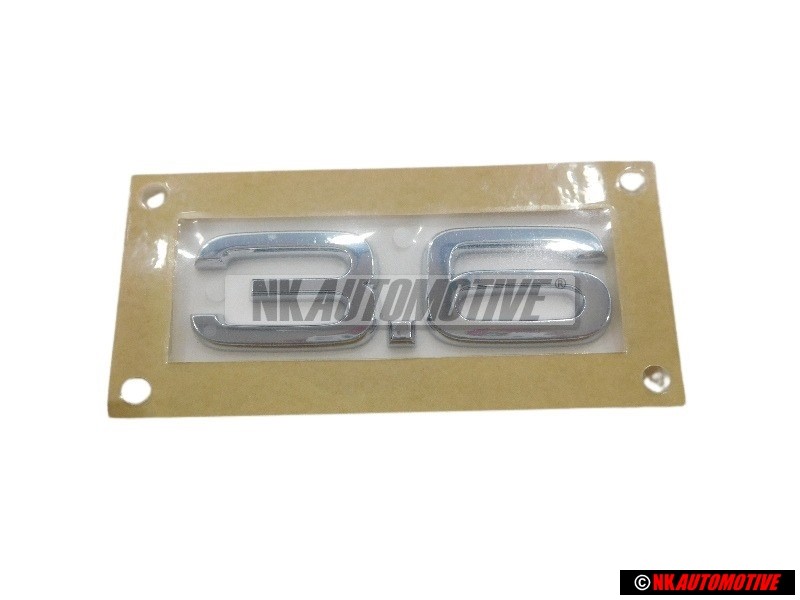 Audi Original 3.6 Hinten Schriftzug Emblem Logo Chrom - 4L0853743A 2ZZ