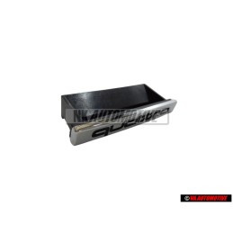 Audi Original QUATTRO Vorne Kühlergrill Emblem Schriftzug Chrom - 8T0853736A 2ZZ