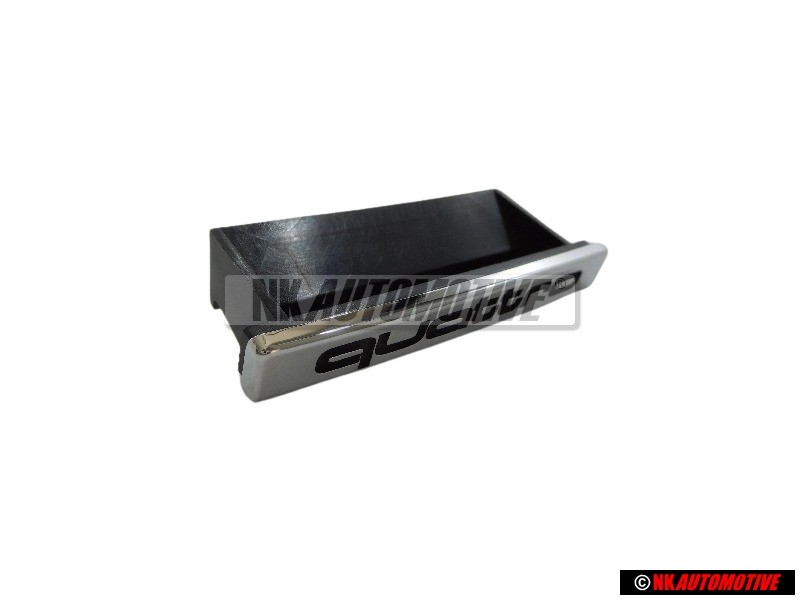 Audi Original QUATTRO Vorne Kühlergrill Emblem Schriftzug Chrom - 8T0853736A 2ZZ