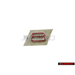 Audi Original Hinten Schriftzug Emblem Logo Chrom Rot - 441853746A Y3H