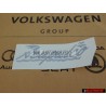 VW Original Folienschriftzug Graublau/Violett - 155853687S F80