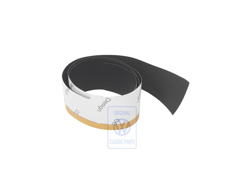 VW Original Dekorfolie Satinschwarz - 191853385A 6DA
