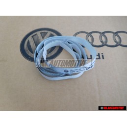 VW Original Zierstreifen Für Abschlussblech Hinten Satinschwarz - 191853937 6BX